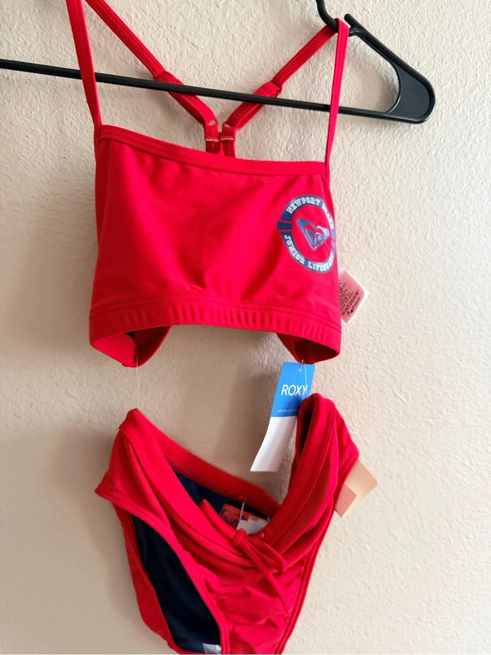 Roxy Girl Criss Cross Bathing Suit Set Newport Beach League